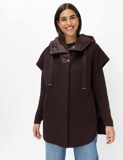 Brax Dames Gilet  Style HOLLY brunette, donkerbruin, maat 38