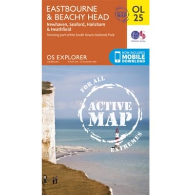 Eastbourne & Beachy Head, Newhaven, Seaford, Hailsham & Heathfield - Ordnance Survey