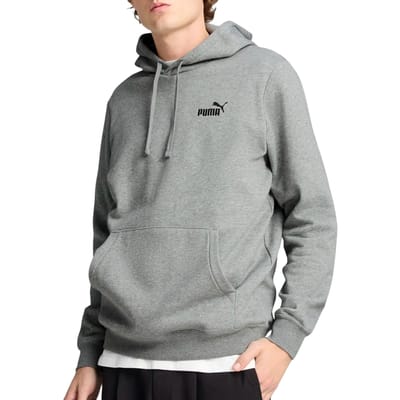 PUMA ESS Small No. 1 Logo Hoodie FL Unisex Trui - medium gray heather