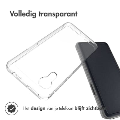 Accezz Hoesje - Geschikt voor Samsung Galaxy Xcover 5 - Clear Backcover - Transparant