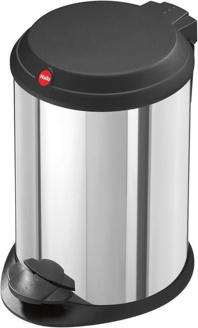 Ronde RVS Pedaalemmer 4 Liter met Deksel - Geurtdicht en Stabiel