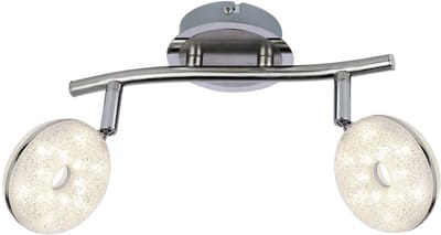 LED plafondspot Plafondspot chroom nikkel mat verstelbare spot 27,7 cm
