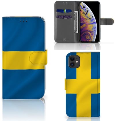 Apple iPhone 11 Bookstyle Case Zweden