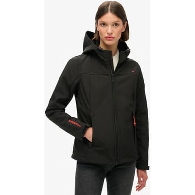 Superdry Klassieke Trekker-jas met Capuchon Zwart Grootte: 42
