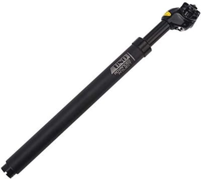 Verende zadelpen - Fietszadelpen - Fietscomfort verbeteren - Hydraulische schokabsorptie - 30.9 x 350mm - Zwart