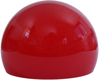 Lampenkap MCW-M34 voor boog- en hanglampen, vervangende kap, Ø 40cm, kunststof ~ rood