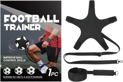 Voetbaltrainer Set - Trainingshulp Voetbal - Vaardigheden Verbeteren - Verstelbare Polsband - 583 Inch Diameter