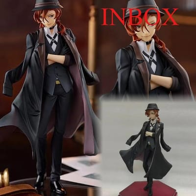 18cm Bungo Stray Dogs Figuur Nakahara Chuuya Dazai Osamu PVC Actiefiguur Verzamelmodel Speelgoed Kind Cadeau Ornamenten Poppen Speelgoed