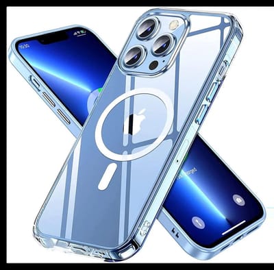 Transparant Hoesje Geschikt voor Apple iPhone 14 Pro | Compatibel met MagSafe / Qi2 | Dun TPU | Back Cover met Magneet | Doorzichtig | Ultra Dun