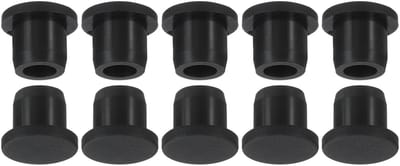 Dailygoods- Gatpluggen 10 stuks - Siliconen Rubber - 11 mm Diameter - Afdichtingen voor Keuken/Badkamer - Waterdicht - Flexibel Materiaal - Afdekkap