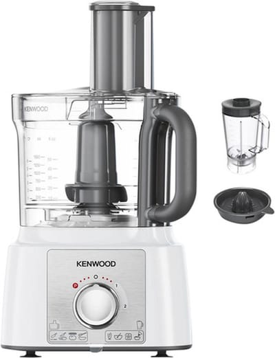 Kenwood Multipro Express FDP65.450WH - Foodprocessors - Wit - 1000 Watt - 3 Liter mengkom