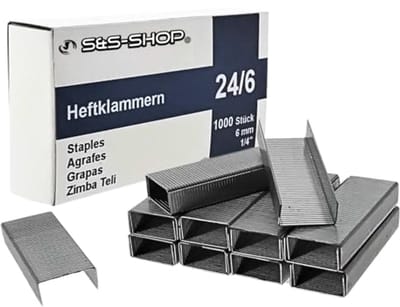 5000 Hand Nietjes 24/6 - Gegalvaniseerde Standaard Nietjes voor Nietmachines