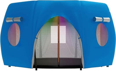 Trampoline Afdekking - Tent Bescherming - Tuin Gebruik - Waterdichte Oxford Stof - 8FT - Zilver