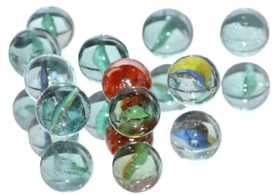 Don Juan Knikkers - 95x stuks - glas - 16 mm - Knikkerspel