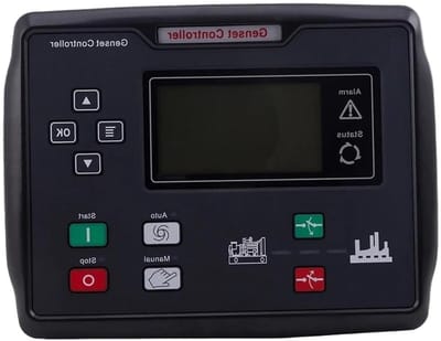 Stroomaggregaat Monitorpaneel - Generatoronderdelen LCD - Generator Beheer - Automatische Start - 1 Ampère - Zwart