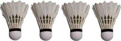 Badminton shuttle- Badminton shuttlecock- Badminton veren shuttles- Veren badmintonshuttle- Badminton pluimbal- Veren shuttlecock- Shuttles voor badminton- Racketclub Feather 1 - Veren badminton shuttles voor een budget prijs - Koker 12 stuks