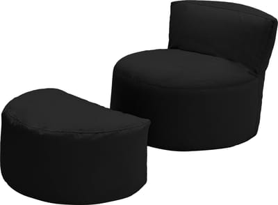 Zitzak - Kinder Zitzakken met Voetenbank - Zitzak Kind - Binnen & Buiten Zitzak Lounge - Duurzaam Gaming Zitzak Stoel - Bean bag Ligstoel