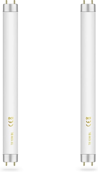 SnelShoppen - 2x FSL BL T8 F10W Vervangende Insecten Doden Lampen, 34.5cm UV Licht Buizen voor 10W/20W Vliegen- en Muggenbestrijders