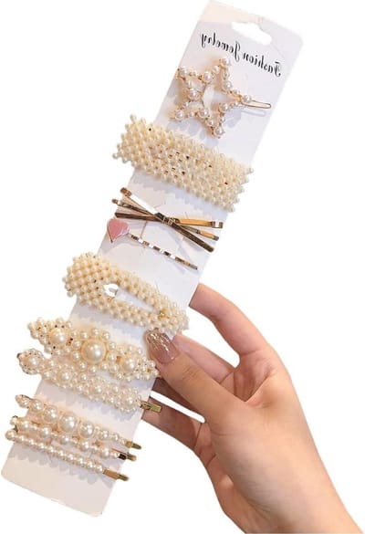 Zeynomax - Haarspelden set met parels voor meisjes - Haarklemmen voor haaraccessoires en bruiloftdecoratie