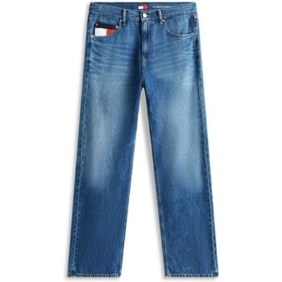 Tommy Hilfiger Otis Regular Straight Denim Dark Maat: W34L32 | Relaxed Jeans Outlet | Heren | Blauw