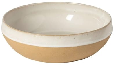 Costa Nova Marrakesh aardewerk servies slaschaal 26 cm wit zand
