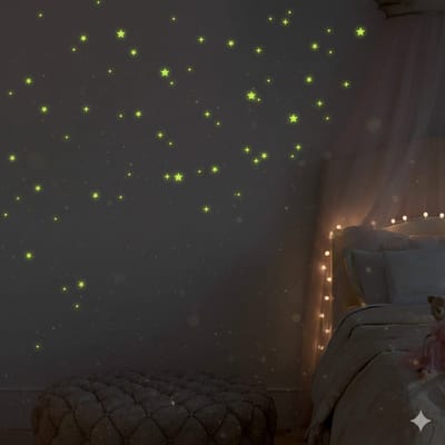 Glow in the Dark Sterren Stickers - Sterrenhemel voor Kinderkamer en Babykamer