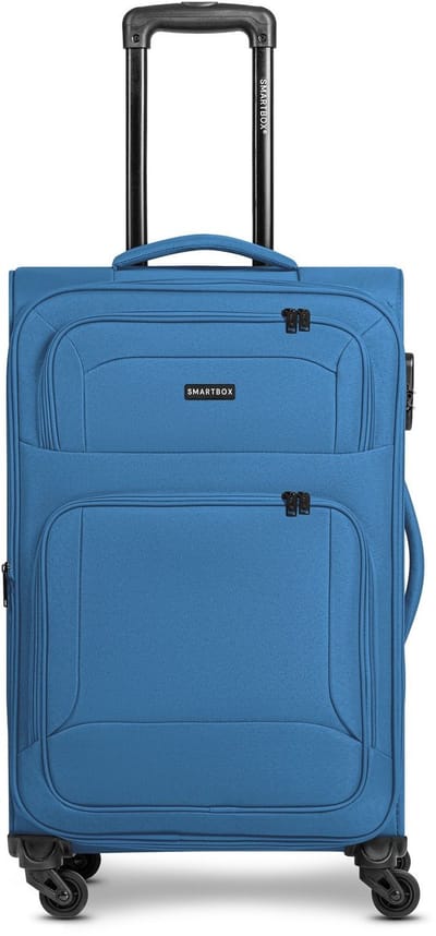 Smartbox Edition 04 4 wielen Trolley 67 cm met uitbreidingsplooi - Zachte bagage - Combinatieslot - slate-blue