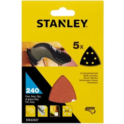 Stanley Schuurpad Quick Fit - K240 - Bruin - 5 Stuks
