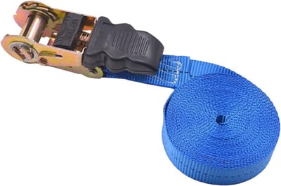 Belastingbanden - Sjorbanden Vrachtwagen - Lading Zekeren - Veilig Vergrendelingsmechanisme - 5000lb Capaciteit - Blauw