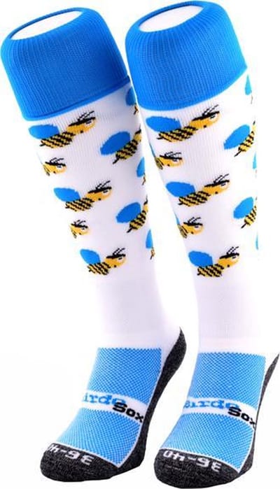 WeirdoSox Bijen sportsokken, hockeysokken, voetbalsokken - Maat 31/35