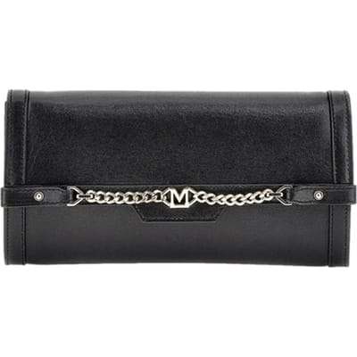 GUESS Marciano By  Medium Satchel Chain Jet Black Clutch Bag Taglia: OS | Pochette Outlet | Donna | Nero