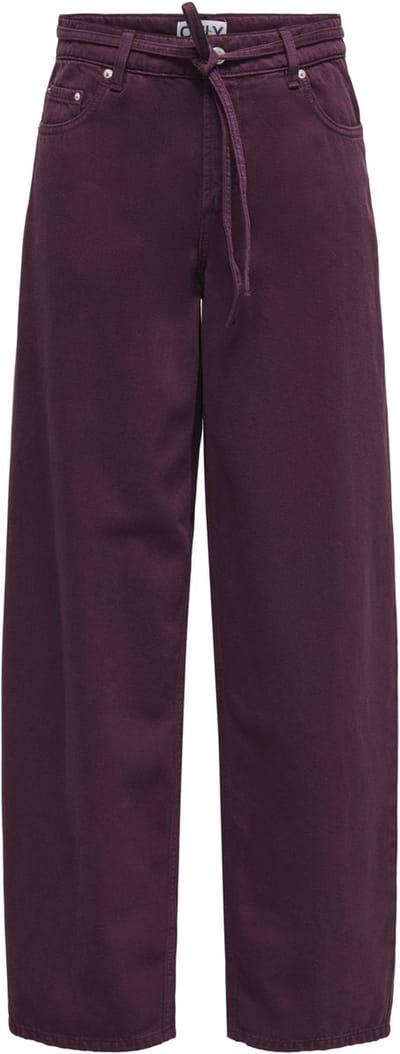ONLY - ONLGIANNA-MILLY MW STR BELT PANT PNT - Meisjes - Jeans