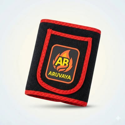Aruvaya Waist Trainer - Zweetband voor de Buik - Buikband - Waist Trainer Dames & Heren - Zweetband Buik - Buikband Afvallen - Sauna Belt - Buiktrainer - Sport Zweetband & Afslankband voor Buik - One Size Fits All