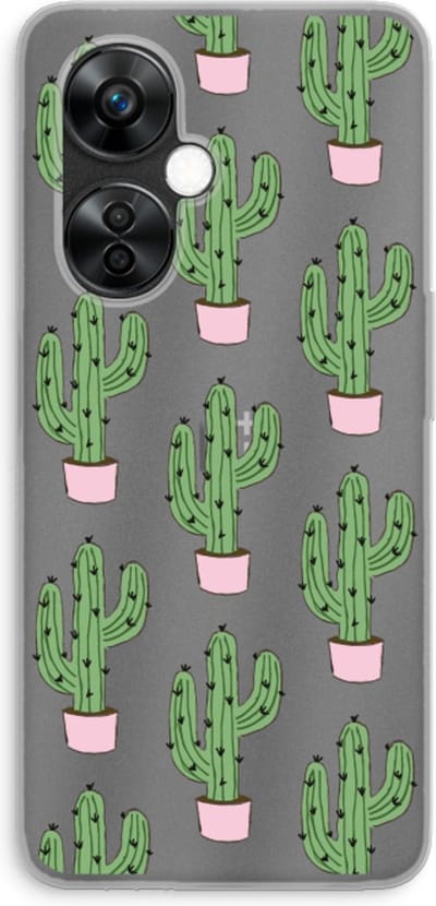 Case Company® - Hoesje geschikt voor OnePlus Nord CE 3 Lite hoesje - Cactus Lover - Soft Cover Telefoonhoesje - Bescherming aan alle Kanten en Schermrand