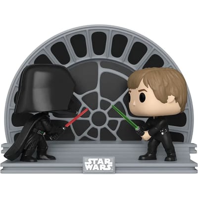 Vinyl verzamelaarsbeeldje Funko Star Wars Return of the Jedi 40th Anniversary POP Moment! figurines Luke vs Vader
