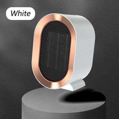 Mini Elektrische Ruimteverwarmer 600W – Witte Draagbare Persoonlijke Heater voor Thuis & Kantoor
