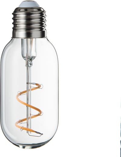 J-Line ledlamp T45 Spiral - glas - transparant