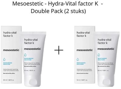 Mesoestetic Hydra Vital Factor K Set 2x – Hydraterende Crème – Droge & Gevoelige Huid – Dagelijkse Verzorging & Herstel