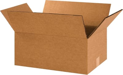 BOX USA 15 Pack of Heavy Duty Double Wall Corrugated Cardboard Boxes, 16" L x 10" W x 6" H, Kraft, Shipping, Packing and Moving