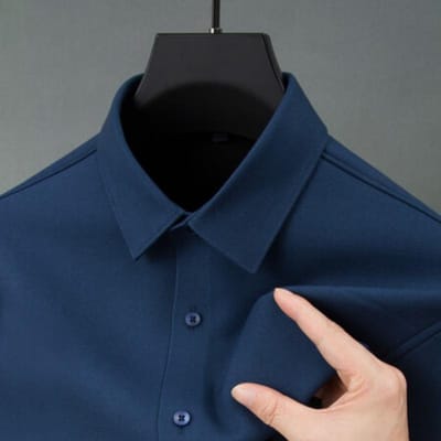 Heren Fleece Wollen Shirt, Modieuze en Veelzijdige Tops met Lange Mouwen voor Herfst Heren XXXXL black