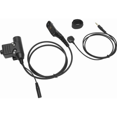 U94 PTT Systeem Militaire Adapter U94+Vingermicrofoon PTT voor MOTOROLA XIR P8268 P8668 DP4400 DP4800