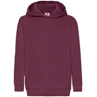 Fruit of the Loom Kinder/Kids Klassieke Hoodie (Bourgondië)