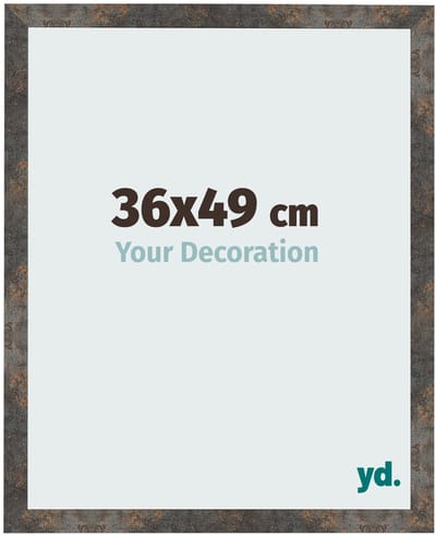 Your Decoration - Fotolijst 36x49 cm - MDF - Geoxideerd Metaal - Bologna