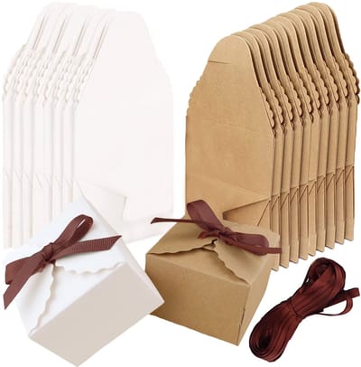 Cosensi - Dailygoods - Dailygoody - Geschenkdozen - Kartonnen Dozen - Milieuvriendelijk - Kleine Papieren Zakken - Voor Feesten - 30 Pcs
