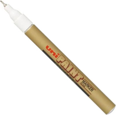 Uni Paint Gouden PX-203 Paint Marker - Extra fijne 0,8mm punt
