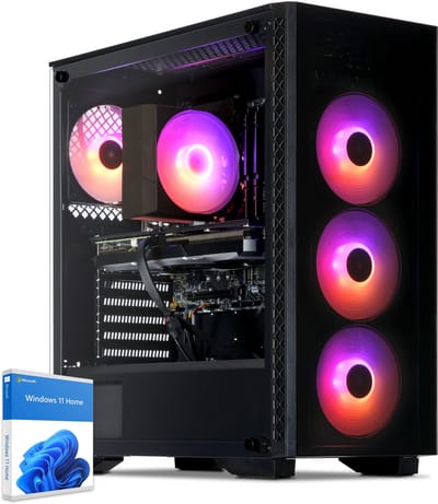 Sedatech Advanced Gaming PC Compact • Intel i5-10600KF 6x 4.1GHz • Geforce RTX5060Ti • 32Gb RAM • 1Tb SSD M.2 • WiFi • Windows 11 • Desktop computer