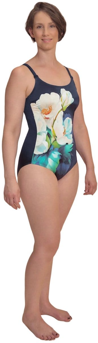 Amoena prothesebadpak Lazio Magnolia - Donkerblauw - Maat 38 - Cup B