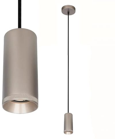 Artdelight - Hanglamp Milano 1 lichts 15 cm champagne