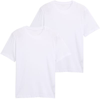 Tom Tailor - Katoenen T-shirts in een set van 2 - Maat XXXL - White
