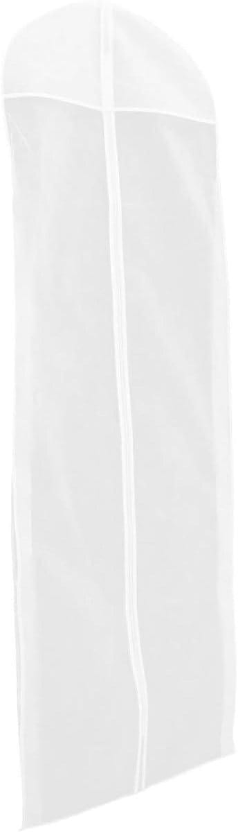 Jurkbeschermhoes - Kledingzak - Jurken Opbergen - Ademend Non-woven Materiaal - 176 cm - Wit